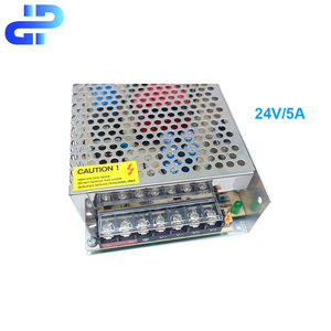 24V 120瓦高效室内发光二极管驱动器5A双输出220V/110V输入12v频率最大化能量开关电源 - Product Image 2