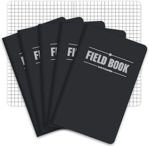 Cuaderno de campo de la empresa editorial/Diario de bolsillo Black - Graph Memo Book-Paquete de 5 - Product Image 1