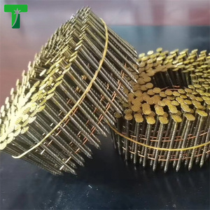 FLAT POINT NO PUNTA <strong>2</strong>''x.099'' <strong>2</strong> 1/4''x.099'' WIRE PALLET COIL NAILS CHEAP NAILS CLAVOS HELICOIDALES PREGOS EM ROLOS - Product Image 6