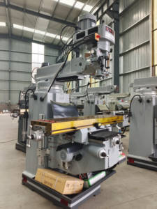 छोटी परिशुद्धता 4 एच मैनुअल मिल्स भारी शुल्क क्षैतिज और ऊर्ध्वाधर बुर्ज मिलिंग मशीन आसान उपयोग सुविधाओं के साथ - Product Image 4