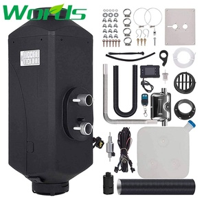 Pemanas Diesel portabel 8KW untuk RV karavan Motorhome hitam 12V/24V pemanas parkir mobil kondisi baru - Product Image 4