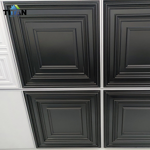 3D 2Fty X 2Ft天花板方板下降塑料花式下降天花板瓷砖Pvc家居天花板 - Product Image 5