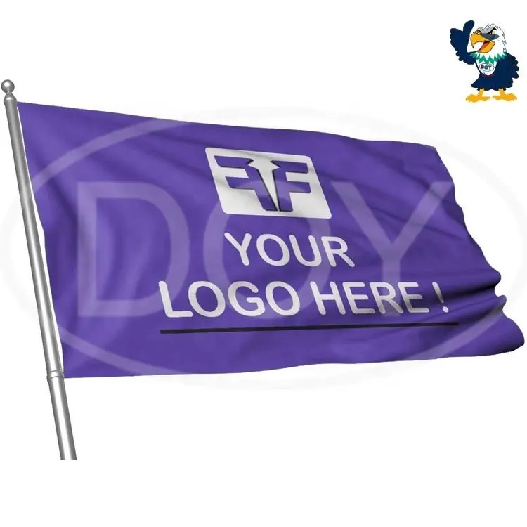 3 x5ft Promotion Werbung Banner Großhandel Custom All Country Nation Flaggen für Festival