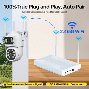 2CH 4CH 8CH sistema di telecamere di sicurezza per la casa Wireless Wifi Ptz rete Wireless Nvr Kit Kit per la casa Cctv Kit di telecamere - Product Image 4