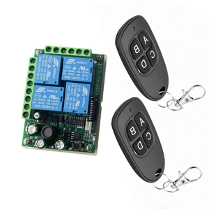 4 pulsanti 433 Mhz EV1527 codice di apprendimento telecomando universale per la porta del Garage sistema di allarme per auto