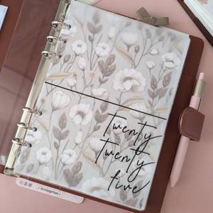 Promotional Custom Graphic and Text A5 A6 PVC <strong>Inserts</strong> Suitable for Ring-bound and Disc-bound Diary <strong>Notebooks</strong> Planner Dashboard - Product Image 2