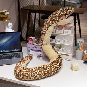 Eco friendly simulazione personalizzata pitone giallo serpente animali imbalsamati - Product Image 5