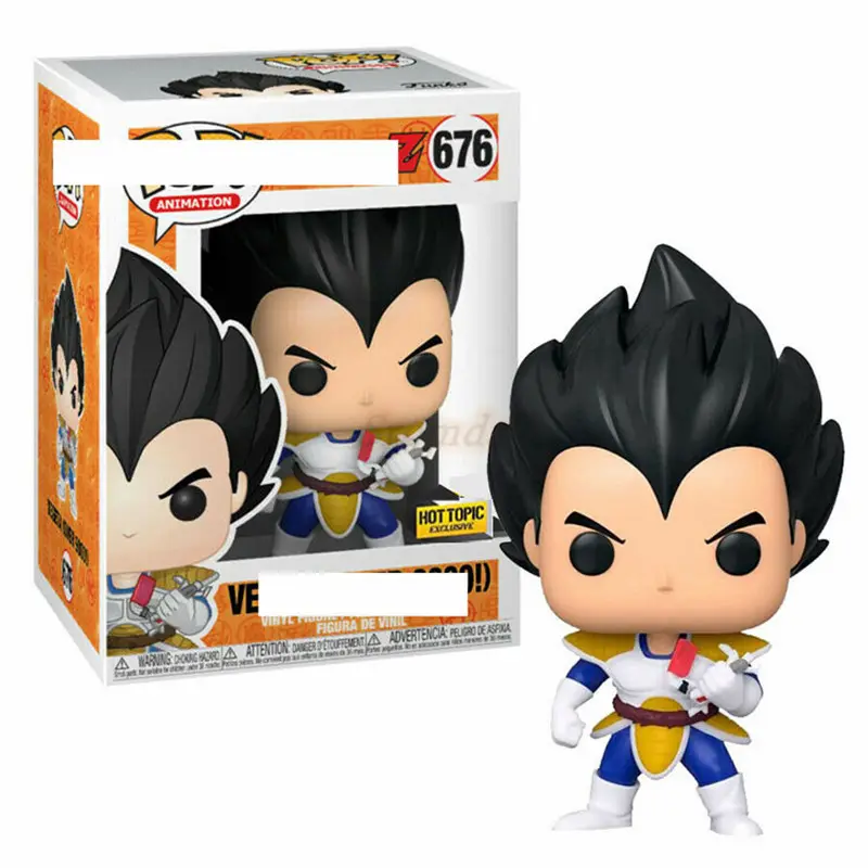 Sromda figura de ação original vegeta, figura de ação anime 4 pop dragonball z, #676