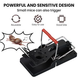 Fare kapanları plastik fareler yakalayıcılar ev kapalı depo için fare kapanı hızlı etkili güvenli fare kapanları bahçe mutfak - Product Image 3