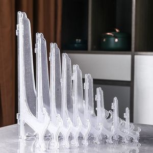 Kích thướ<span class=keywords><strong>c</strong></span> khá<span class=keywords><strong>c</strong></span> nhau rõ ràng <span class=keywords><strong>Acrylic</strong></span> easels hiển thị đứng bảng Top tấm chủ gấp khung ảnh giá vẽ - Product Image 5