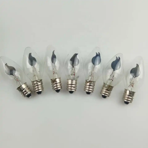 C35 <strong>E14</strong> <strong>LED</strong> Candle Light Bulb 1W <strong>3W</strong> Flicker Flame with a Flickering Orange Glow Candelabra Light AC220V Christmas Decorative - Product Image 5