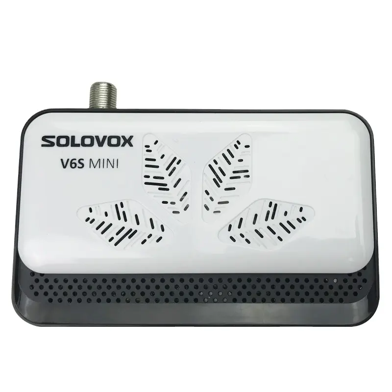 Receptor de satélite dvb s2 solovox v6s, mini suporte powerpra biss cccamd avs + youtube on-line iptv tv player, caixa de topo, 2022