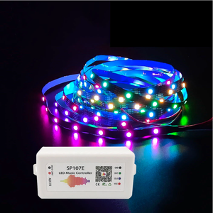 Glite SP107E LED denetleyici BT piksel IC SPI müzik için telefon APP tarafından WS2812 SK6812 RGBW APA102 şerit SP002E USB DC5-24 - Product Image 6