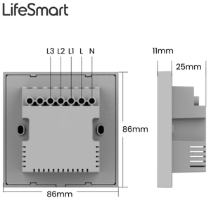 Smart switch pannello di controllo senza fili di sicurezza domestica sistema di automazione - Product Image 2
