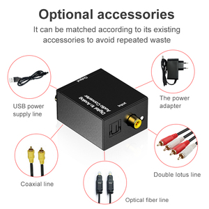 Oslink a nalog tereo onverter con cortacésped dapter udio igital a nalog para PS3, 3,5mm - Product Image 4