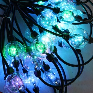 SHIJI alta calidad personalizado 360 grados LED bola luz cadena 50mm SMD5050 RGB LED DMX512 Pixel bola luz Digital para exteriores - Product Image 5