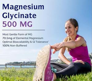 Capsule di glicinato con etichetta personalizzata salute per il recupero dei muscoli del sonno integratore di sonno capsule di magnesio capsule L-treonato - Product Image 3