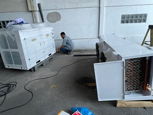 Deniz ürünleri soğuk depolama için 220V/60H patlama donma soğuk saklama kutusu tipi üst deşarj kaydırma ünitesi kompresörler yoğuşmalı ünitesi - Product Image 4