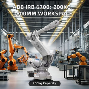 Braccio robotico IRB6700-155/2.85 IRB6700-200/2.6 per la movimentazione, la palettizzazione, la saldatura, il carico e lo scarico dell'asse