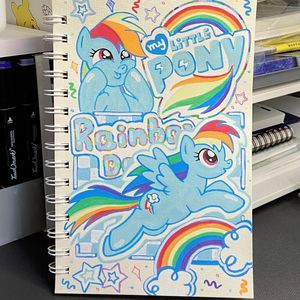 学校和礼品用螺旋装订纸套便携式记事本高颜值学生A5笔记本 - Product Image 4