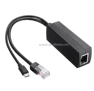 Micro USB Type-C Splitter PoE IEEE 802.3af 10/100Mbps potenza su Ethernet per dispositivi alimentati 5V 2.4A e Raspberry PI - Product Image 1