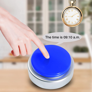 Reloj despertador parlante con Control de volumen, botón de presión para hablar la fecha y el día, perfecto para ciegos y personas mayores con discapacidad visual - Product Image 2