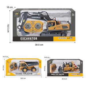 Yeni 1/20 ölçekli alaşım ekskavatör oyuncak modeli RC araba Metal döküm inşaat mühendisliği oyuncak 2.4GHz - Product Image 5