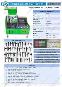 Banco di prova dell'iniettore Common rail DTS205 /EPS205 con la funzione di codifica