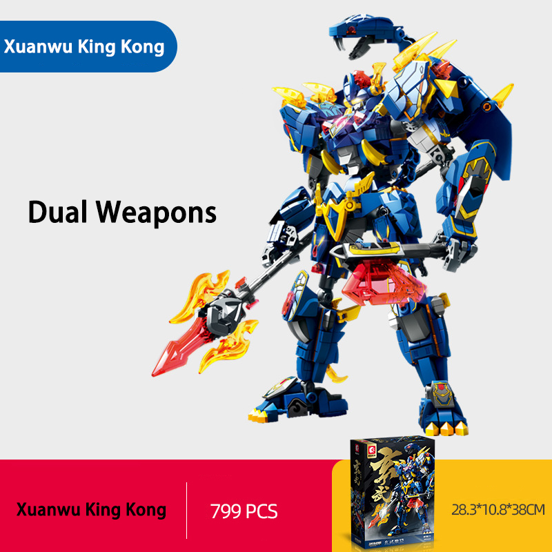 Xuanwu king kong-dual weapons-799 pieces