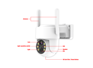 Everstar Cámara Inteligente Tuya 4MP Wifi Solar con Sensor PIR IP65 Aplicación Exterior Audio Bidireccional y Monitoreo de Voz - Product Image 5