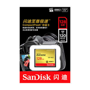 Sandisk-tarjeta de memoria Flash Extreme para cámara, tarjeta Flash Original de 32gb, 64gb, 128gb, 120 mb/s, Cf