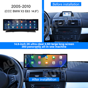 CCC X3 E83 14.9 inç Android araba ekran navigasyon & GPS WIFI Carplay Android oto araç Dvd oynatıcı oyuncu BMW 2005 - 2010 için - Product Image 3