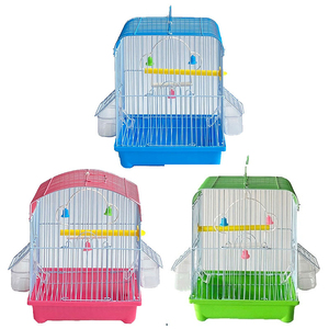 Cheap Home Use Birdcage Ornamental Villa Small Parrots Cage Metal Iron <strong>Wire</strong> Pet Cages &amp; Houses Birds Small Bird Cages Wholesale