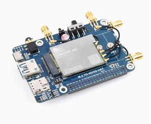 Raspberry Pi 5G Kommunikation erweiterung BoardSIM8262A-M2 5G HAT + Modul Multi band Domestic Full Network - Product Image 1