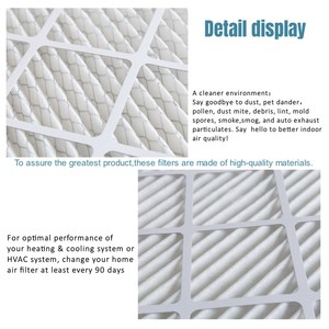16*25*1 Merv 8 Merv11 Merv 13 karton çerçeve HVAC fırın hava filtresi - Product Image 2