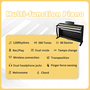 LeGemCharr Upright Digital Piano 88 Keys Digital Worlde Digital Pianos Digitales <strong>Used</strong> Keyboard Piano <strong>Shell</strong> - Product Image 3