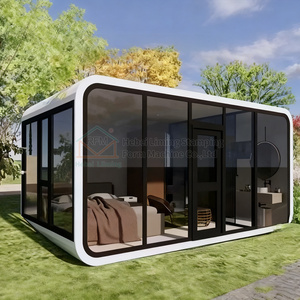 กระท่อมเคลื่อนที่, บ้านเคลื่อนที่ในครัวเรือน, กระท่อมแอปเปิ้ล, สำนักงานคอนเทนเนอร์สำเร็จรูปแบบแยกส่วน, อาคารที่พักอาศัย - Product Image 3