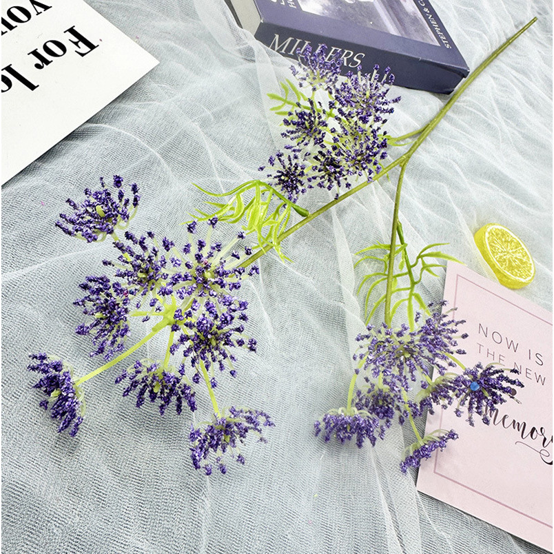 Dentelle 3 griffes Fleur de Prunier, violet