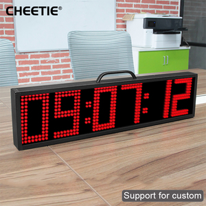 CHEETIE CP33 Programmier bare 2-seitige LED 5-Zoll-6-stellige Countdown-Uhr Digitale Stoppuhr Timer-Renn uhr - Product Image 5