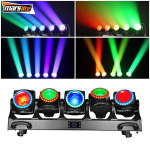 مصباح رأس متحرك ليد 5x w torrgbl 4 في 1 Led حفلة ديسكو 5x w مصباح رأس متحرك مع فتحة تكبير - Product Image 1