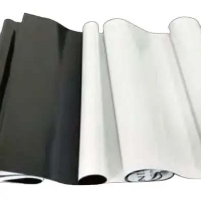 130/150 micron thick Polyethylene Panda Film Black White Reflective Plastic Sheeting Roll for Greenhouse