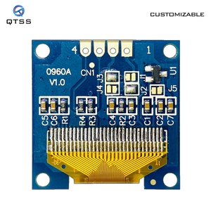 Hochwertiges 0,96 "PMOLED-Bildschirm modul 128x64 SSD1306 OLED IIC Square Kleiner E-Paper-Bildschirm für Arduino QTSS-Produkt