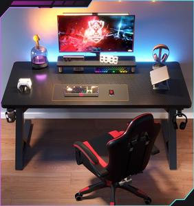 Escritorio de personal individual moderno y sencillo, mesa de jefe ajustable y duradera para uso comercial o de oficina, escritorio de ordenador que ahorra espacio - Product Image 1