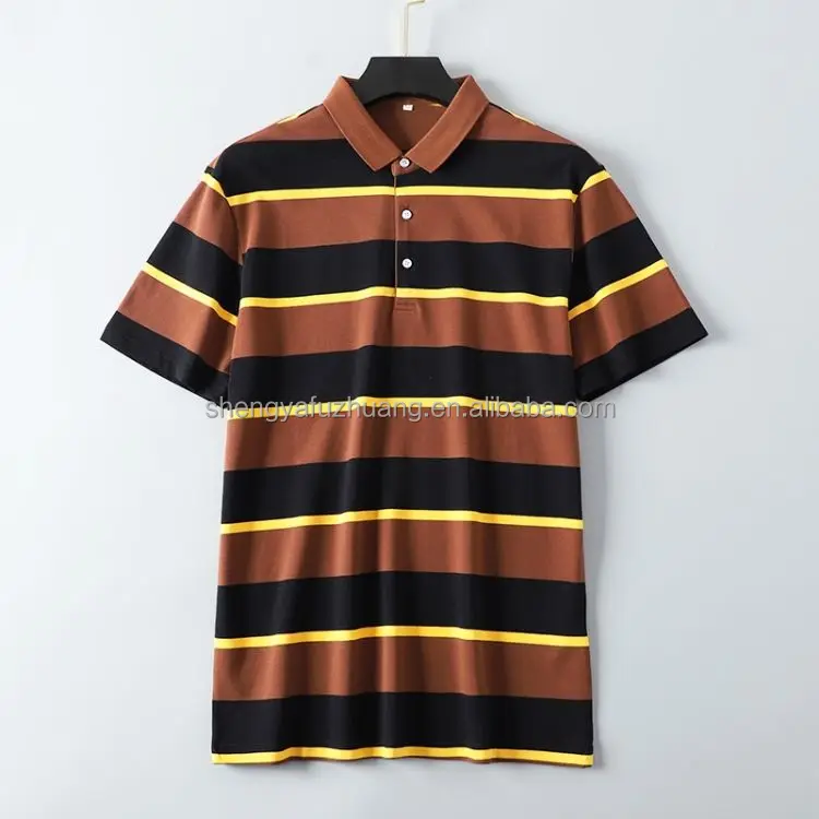 Wholesale New Design Men's Cotton Polo Shirt Summer Golf Shirt Sport Wear Men's Short Sleeve Polo Shirt Moisture Wicking