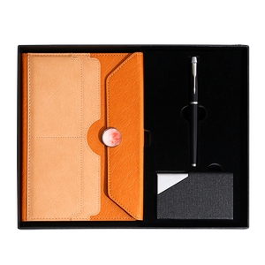 Scatola regalo con Ustick e penna rotondo pulsante magnetico fantasia Notebook per gli affari e l'ufficio - Product Image 1