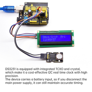 Keyes tudio DS3231 Takt modul 1-teilige integrierte Schaltkreise FR4 Paypal TT Handels sicherung DHL FEDEX UPS EMS TNT ETC für Arduino