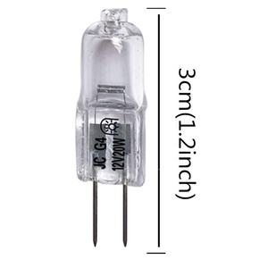 G4 bi-pin bankası 12V 10W 20W halojen kristal ampul JC tip 150 LM sıcak beyaz akkor dolap ışığı ampuller - Product Image 2