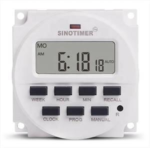 TM618N 110V 220V AC 7 Tage programmier barer Timer-Schalter mit gelistetem Relais im Inneren und Countdown-Zeit funktion - Product Image 1
