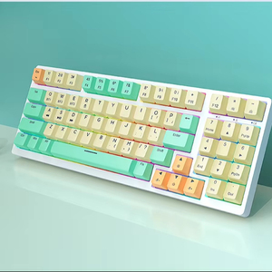 68-Key RGB Backlight Two-in-One Mechanical <strong>Keyboard</strong> Convenient Portable for Gaming Office Use Colorful Light <strong>Numeric</strong> Desktop