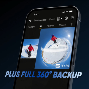 Insta360 X5プロフェッショナル8K 60FPS 360ビデオカメラ防水CMOSイメージングセンサーアクションカメラオリジナル - Product Image 6